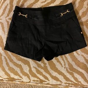 Bebe Black Dressy Short Shorts